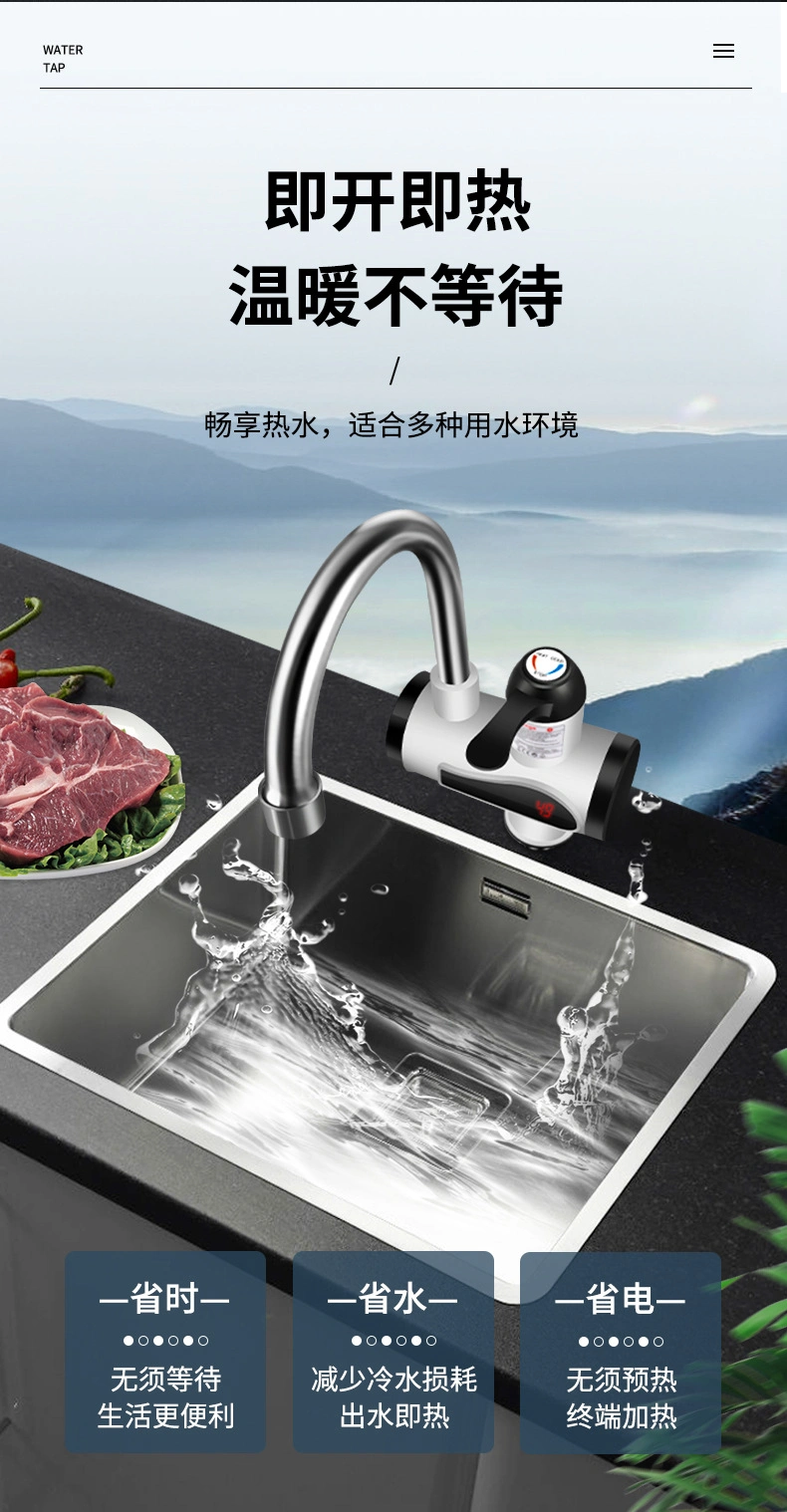 Instant Electric Hot Water Faucet for Home Use, Kitchen Dishwashing - Image 5
